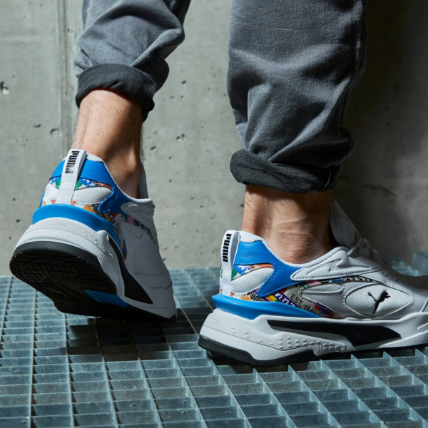 Giày Puma RS-Fast Intl Game 'White Blue' 375149-01 - Ảnh 4