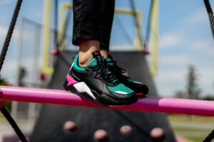 Alternative view of Giày Puma RS X Master 'Black Spectra Green' 371870-06