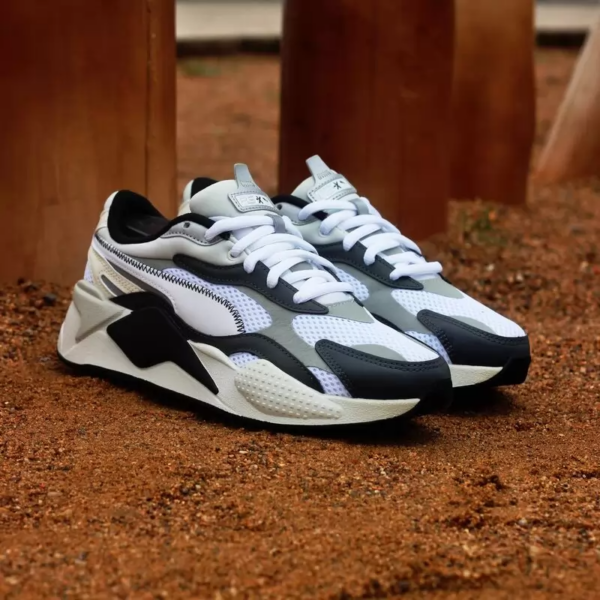 Giày Puma RS-X3 Millenium 'White Black Limestone' 373236-07 - Ảnh 2