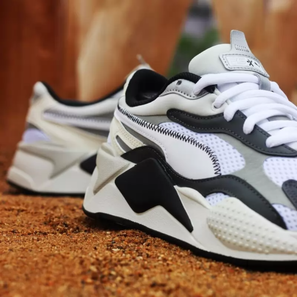 Giày Puma RS-X3 Millenium 'White Black Limestone' 373236-07 - Ảnh 4