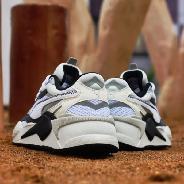 Giày Puma RS-X3 Millenium 'White Black Limestone' 373236-07 - Ảnh 6