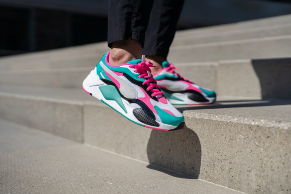 Giày Puma RS-X3 'Plastic Pack Green Fluo Pink' 371569-04 - Ảnh 4