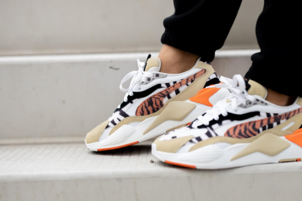 Giày Puma Wmns RS-X3 'Wildcats Phale Khaki White' 373953-01 - Ảnh 5