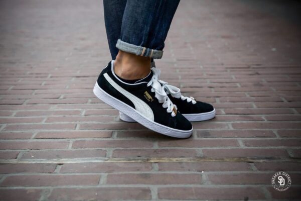 Giày Puma Suede Classic Black White 352634-03 - Ảnh 3