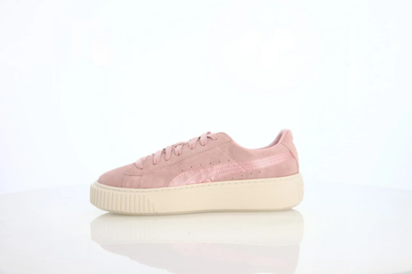 Giày Puma Suede Platform Satin 'Silver Pink' 365828-03 - Ảnh 7