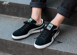 Alternative view of Giày Puma Suede Classic Black White 352634-03