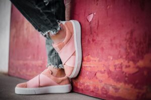 Alternative view of Giày Puma Platform X 'Coral Pink' 365477-02