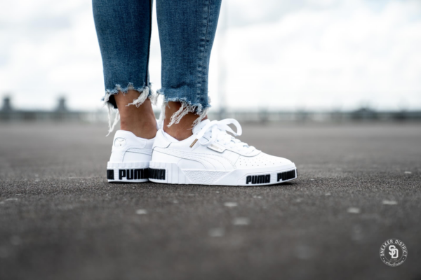 Giày Puma Wmns Cali Bold 'White Metallic Gold' 370811-01 - Ảnh 6