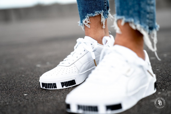 Giày Puma Wmns Cali Bold 'White Metallic Gold' 370811-01 - Ảnh 5