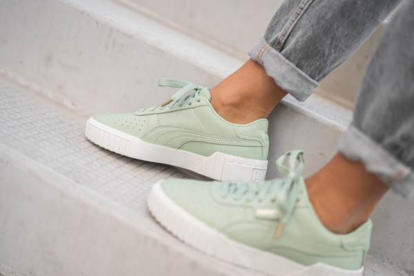 Giày Puma Wmns Cali Emboss Smoke Green 369734-02 - Ảnh 6