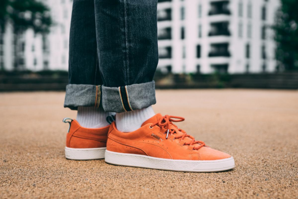 Giày Puma Suede Orange x Big Sean 366251-02 - Ảnh 3