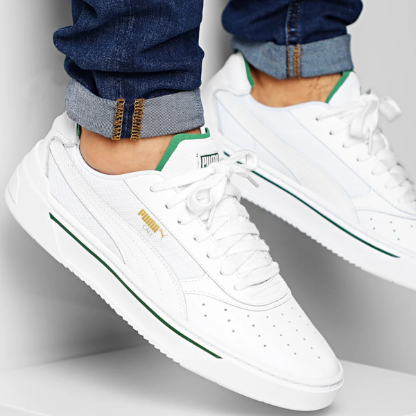 Giày Puma Cali Philippines White Amazon Green 369337-02 - Ảnh 2