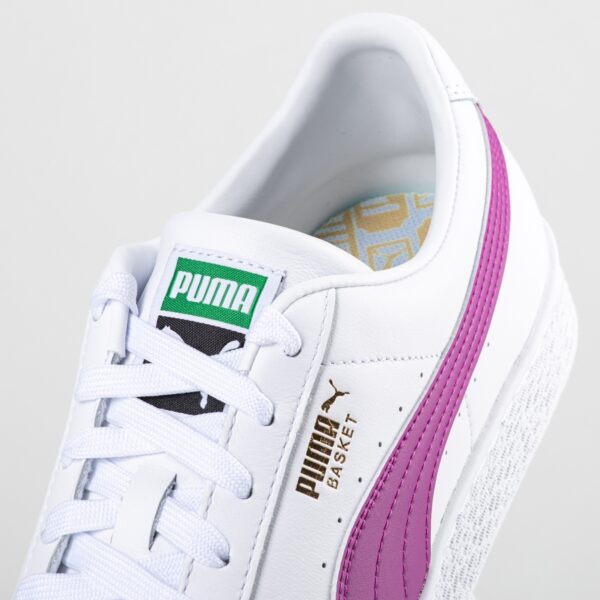 Giày Puma Basket Classic 'White Purple' 374923-07 - Ảnh 5