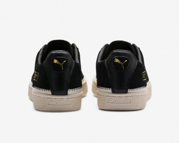 Giày Puma Suede Trim 'Black White' 369639-01 - Ảnh 5