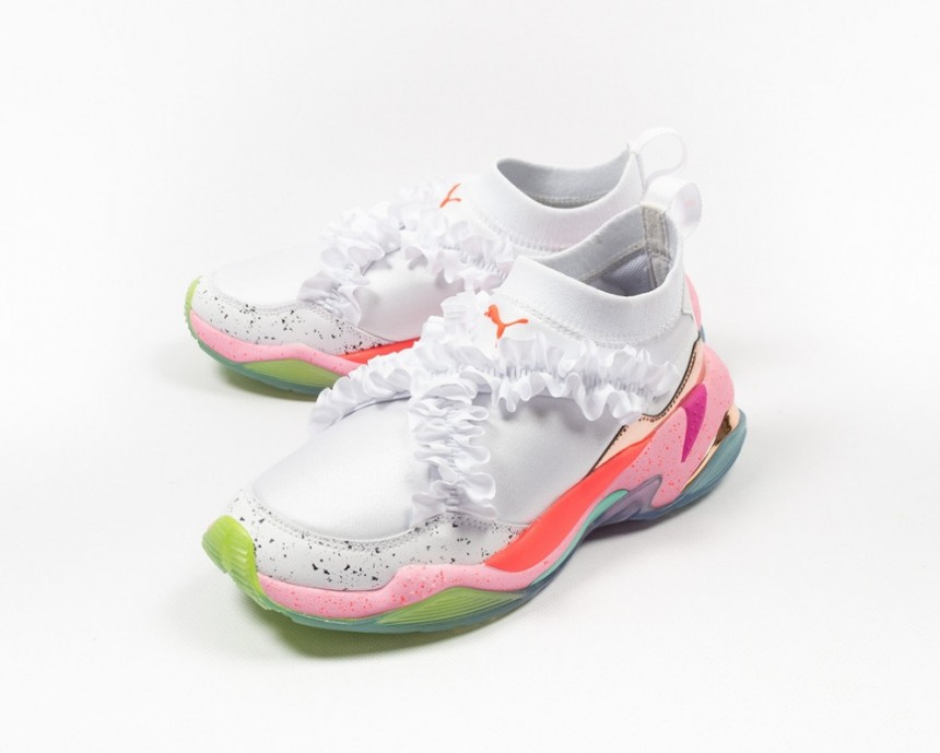 Giày Puma Sopihia Webster x Thunder 'White Pink' 369519-01 - Ảnh 4