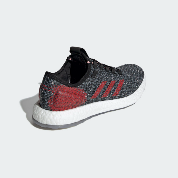 Giày Adidas PureBoost 'Black Scarlet' B37777 - Ảnh 4