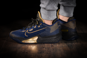 Alternative view of Giày Nike Air Zoom BB NXT 'Blue Metallic Gold' CK5707-400