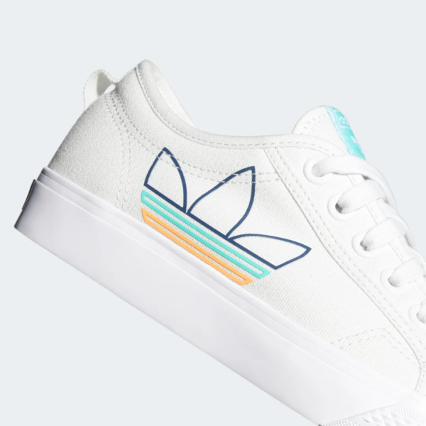 Giày Adidas Nizza Low Trefoil 'Beige' Q46353 - Ảnh 3