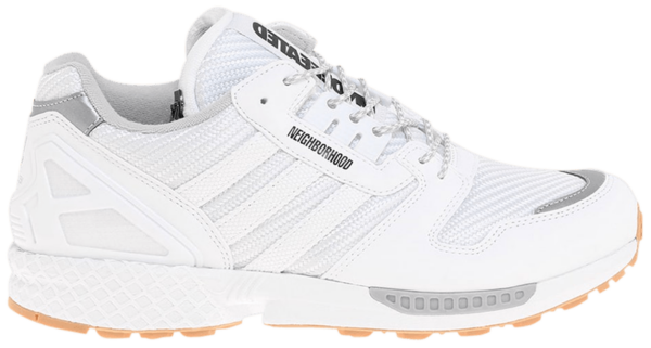 Giày Adidas Undefeated x Neighborhood x ZX 8000 'White Gum' Q47205