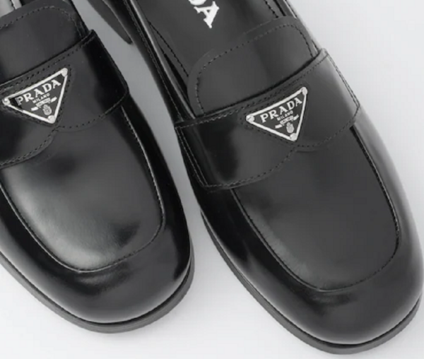 Giày Prada Logo Brushed 'Black' 1D902M 055 F0002 - Ảnh 5
