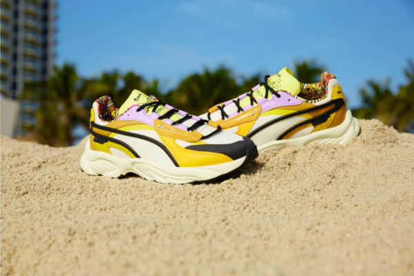Giày Puma x Romero Britto RS-Connect 'Yellow' 382168-01 - Ảnh 5