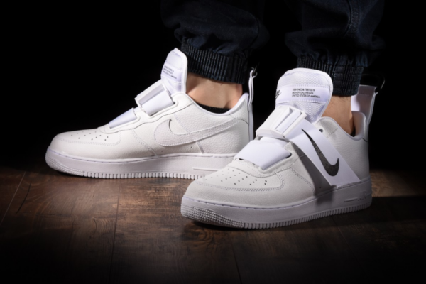 Giày Nike Air Force 1 Utility 'White Black' AO1531-101 - Ảnh 6