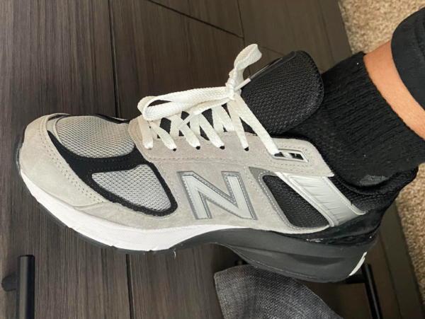 Giày New Balance 990v5 Made In USA 'Kool Grey' M990GB5 - Ảnh 4