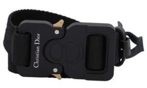 Thắt Lưng Dior Men's Alix Buckle Belt Black QDR12MABE003BK