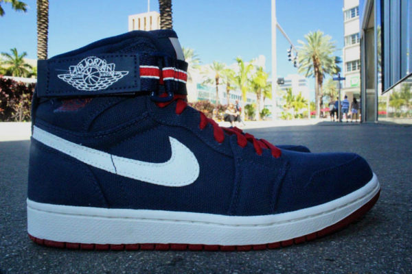 Giày Nike Air Jordan 1 High Strap 'Olympic' 342132-461 - Ảnh 4