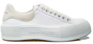 Giày Alexander McQueen Deck Plimsoll Low 'White' 654594-W4MV7-9000