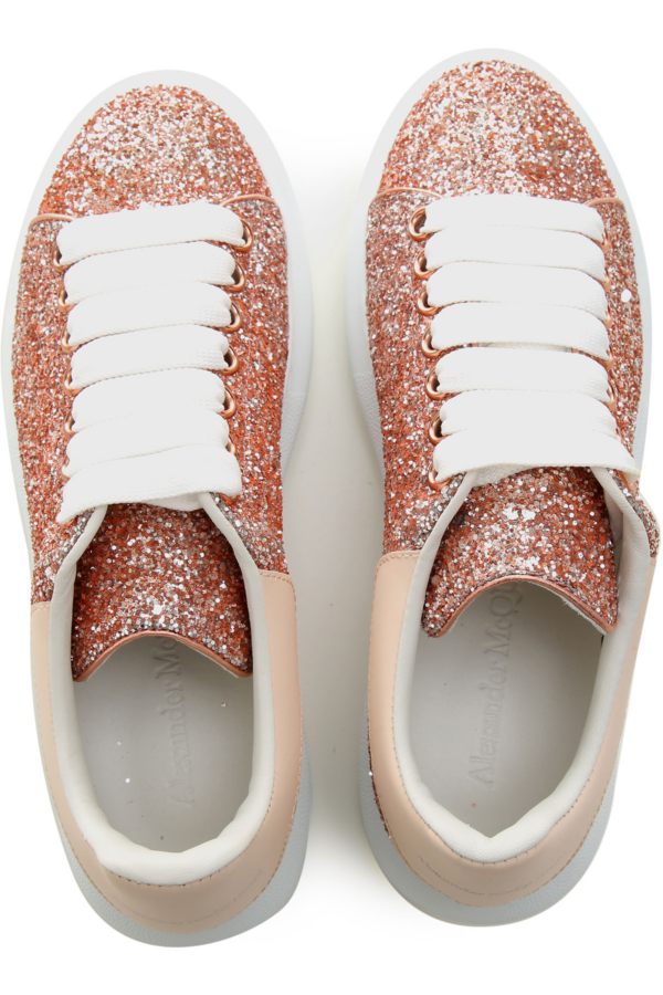 Giày Alexander McQueen Wmns Oversized Sneaker 'Topaz Glitter' 558944-W4NC1-5530 - Ảnh 4