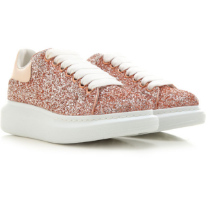 Alternative view of Giày Alexander McQueen Wmns Oversized Sneaker 'Topaz Glitter' 558944-W4NC1-5530