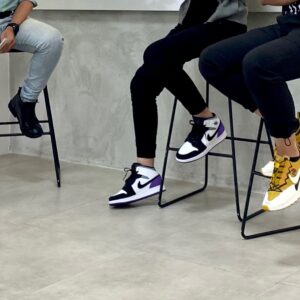 Alternative view of Giày Nike Air Jordan 1 Mid SE 'Purple' BQ6931-105