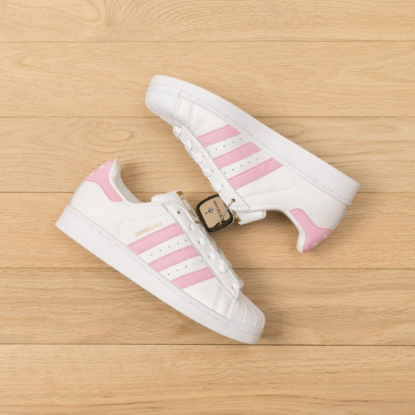 Giày Adidas Superstar 'White Pink' S81019 - Ảnh 3