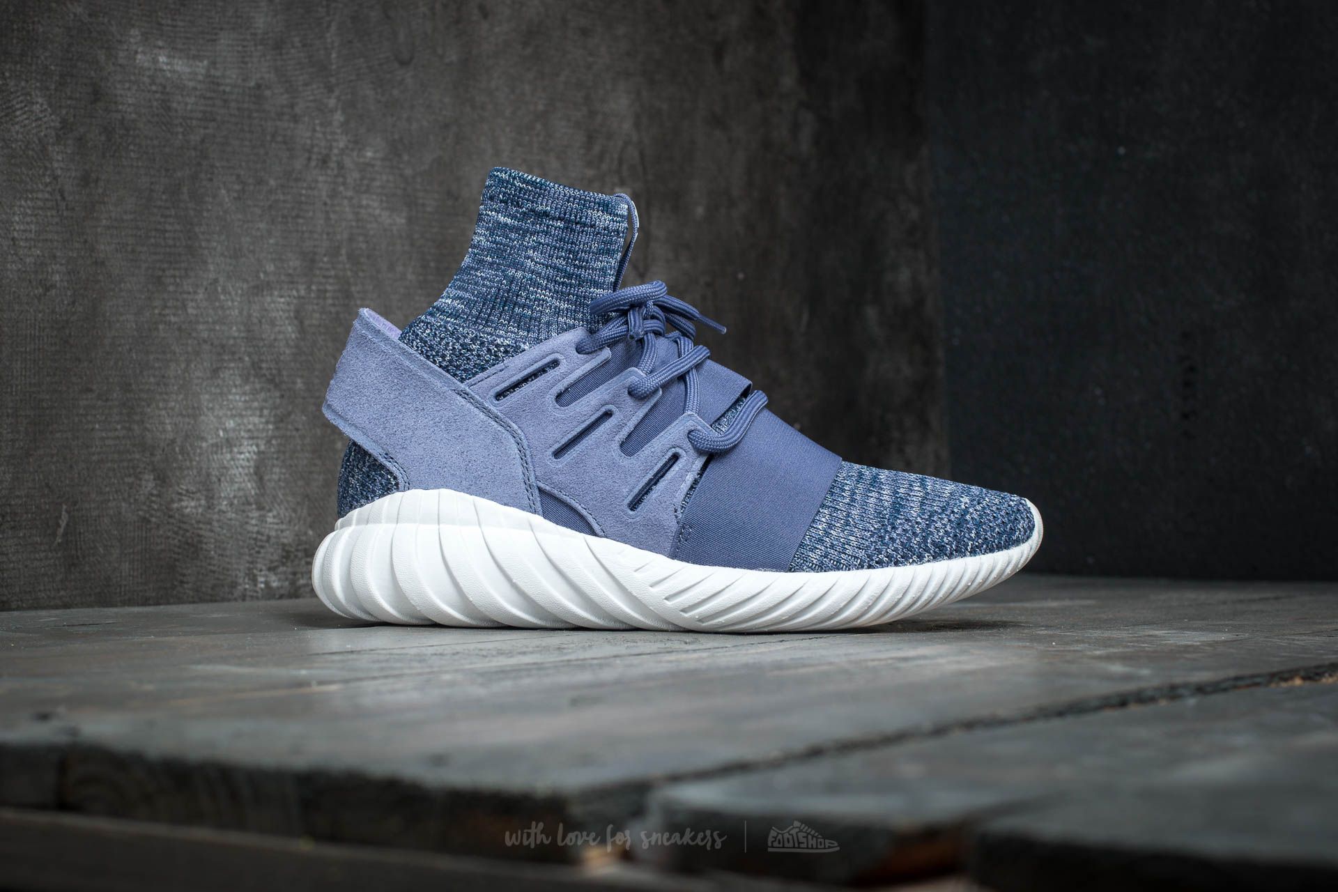 Giày Adidas Tubular Doom Primeknit 'Collegiate Navy' BB2393 - Ảnh 2