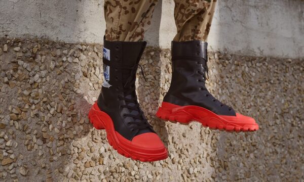 Giày Adidas Raf Simons x Detroit Runner High 'Black Red' EE7940 - Ảnh 5