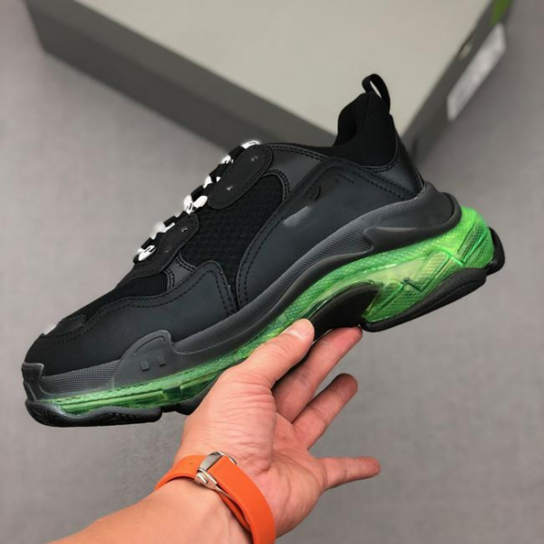 Giày Balenciaga Triple S Sneaker 'Black Yellow Fluo' 541624-W09ON-1047 - Ảnh 5