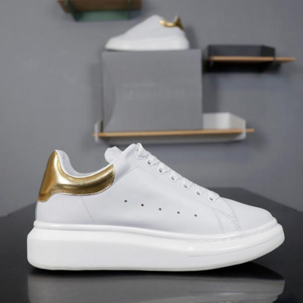 Giày Alexander McQueen Oversized Sneaker 'White Gold' 553680-WHNBG-9075 - Ảnh 6
