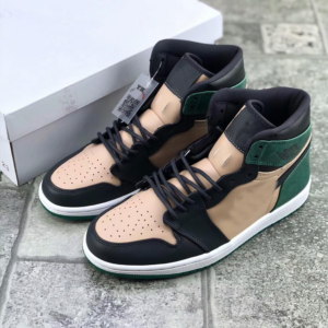 Alternative view of Giày Nike Air Jordan 1 High Premium 'Mystic Green' AH7389-203