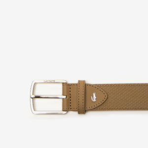 That Lung Lacoste Engraved Buckle Textured 'Beige' RC4005M53G-L32