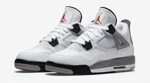 Giày Nike Air Jordan 4 Retro OG BG 'Cement' 2016 836016-192 - Ảnh 5