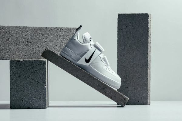 Giày Nike Air Force 1 Utility 'White Black' AO1531-101 - Ảnh 2