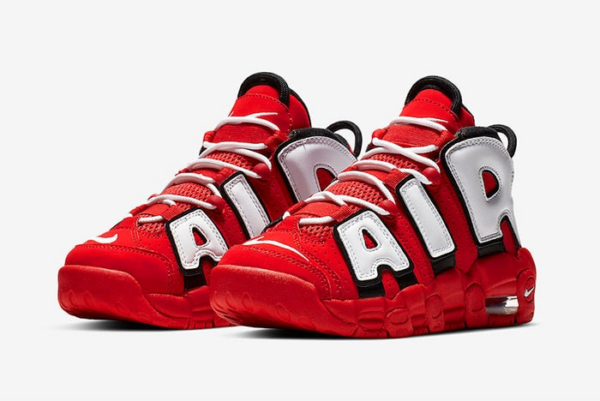 Giày Nike Air More Uptempo GS 'Hoop Pack' CD9402-600 - Ảnh 4
