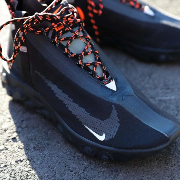Giày Nike React Runner Mid Wr ISPA Black AT3143-001 - Ảnh 4