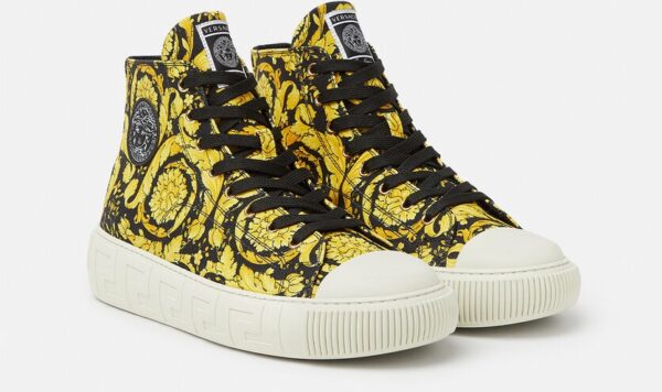 Giày Versace Greca Barocco Print 'Yellow' DSU8403-DTE4G-5W08V - Ảnh 4