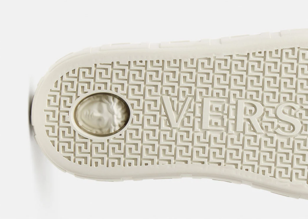 Giày Versace Greca Barocco Print High Top Trainers DST643D-DTE4G-5W08V - Ảnh 4