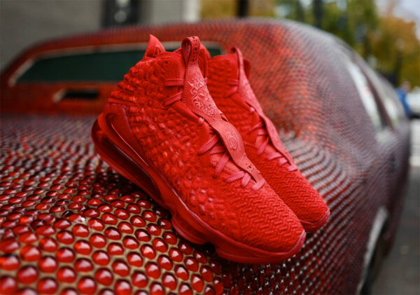 Giày Nike LeBron 17 'Red Carpet' BQ3177-600 - Ảnh 5