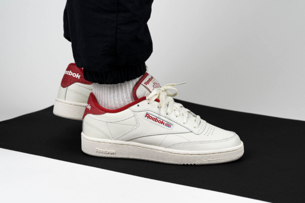 Giày Reebok Club C 85 'White Red' FY9424 - Ảnh 2