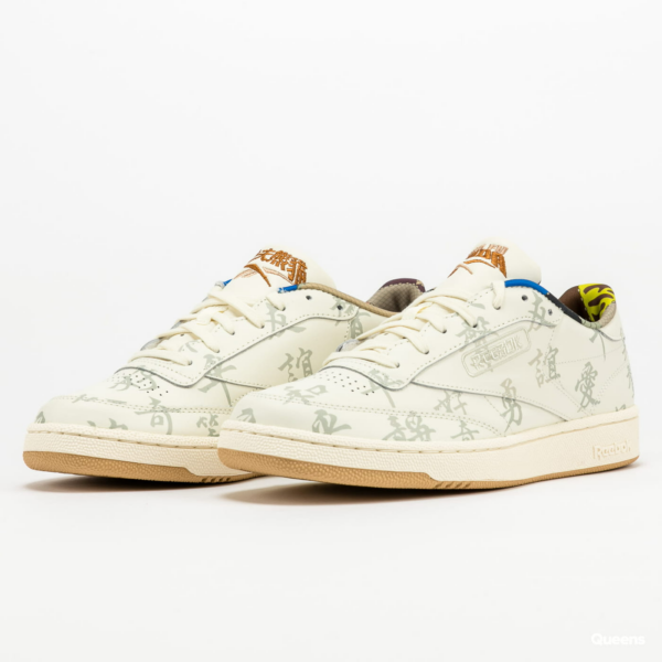 Giày Reebok Kung Fu Panda x Club C 85 'Chinese Calligraphy' GZ8633 - Ảnh 4