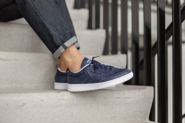 Giày Reebok Club C 85 Vector 'Navy White' FW7799 - Ảnh 5